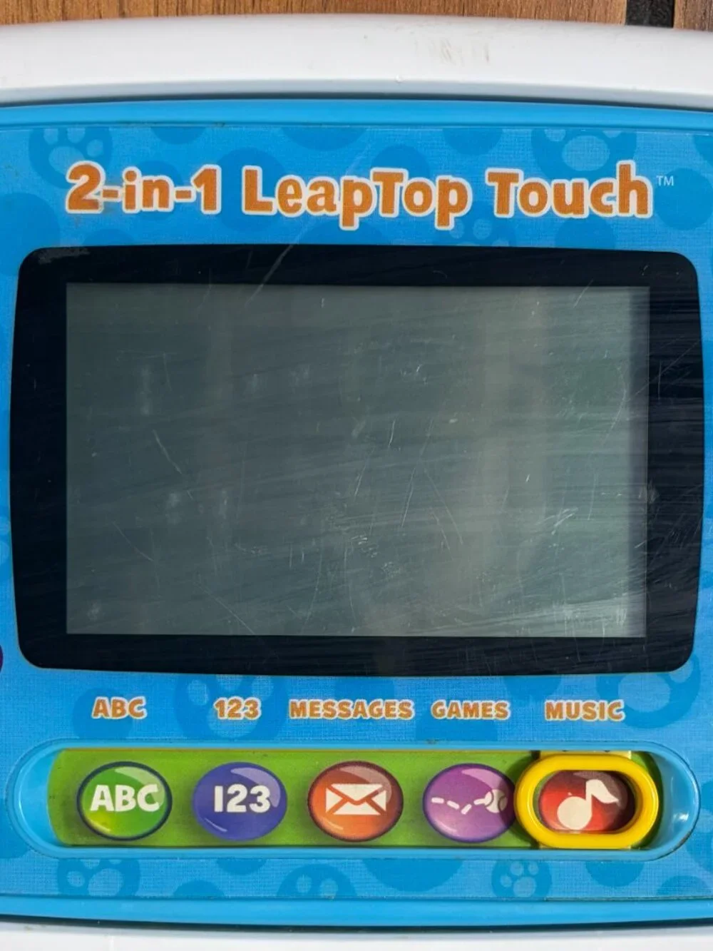 Leap Frog 2 in 1 LeapTop Touch Toy Laptop Tablet 6009 Ages 2-5 2017 Tested Works